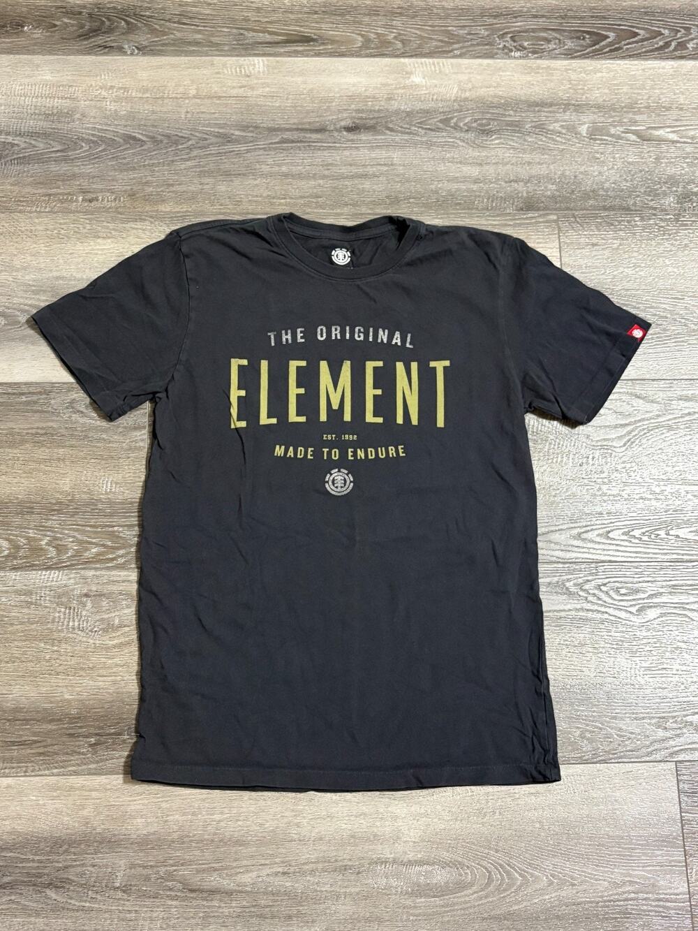 Element Skateboards Logo Grey Shirt Y2K Skater Retro Streetwear - Men’s Medium